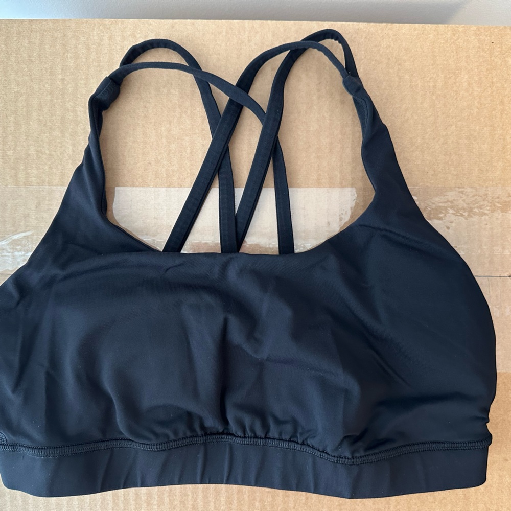 Lululemon black athletic bra